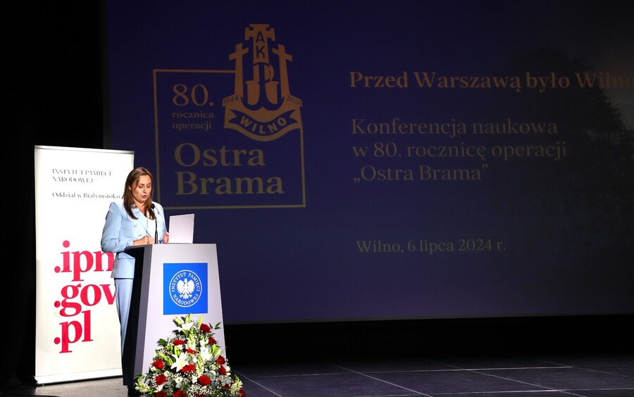 Uroczyste obchody 80. rocznicy operacji „Ostra Brama”. Konferencja naukowa „Przed Warszawą było Wilno” – 6 lipca 2024, fot. Paula Prudziłowicz
