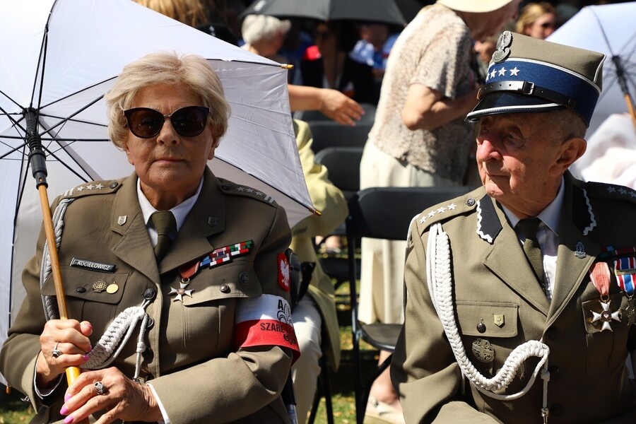Uroczyste obchody 80. rocznicy operacji „Ostra Brama”. Ceremonia składania wieńców na Cmentarzu na Rossie – 7 lipca 2024, fot. Paula Prudziłowicz (IPN)