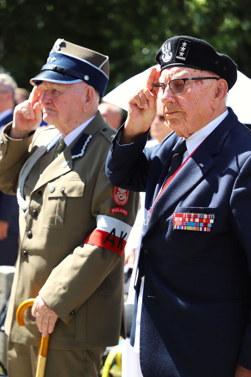 Uroczyste obchody 80. rocznicy operacji „Ostra Brama”. Ceremonia składania wieńców na Cmentarzu na Rossie – 7 lipca 2024, fot. Paula Prudziłowicz (IPN)