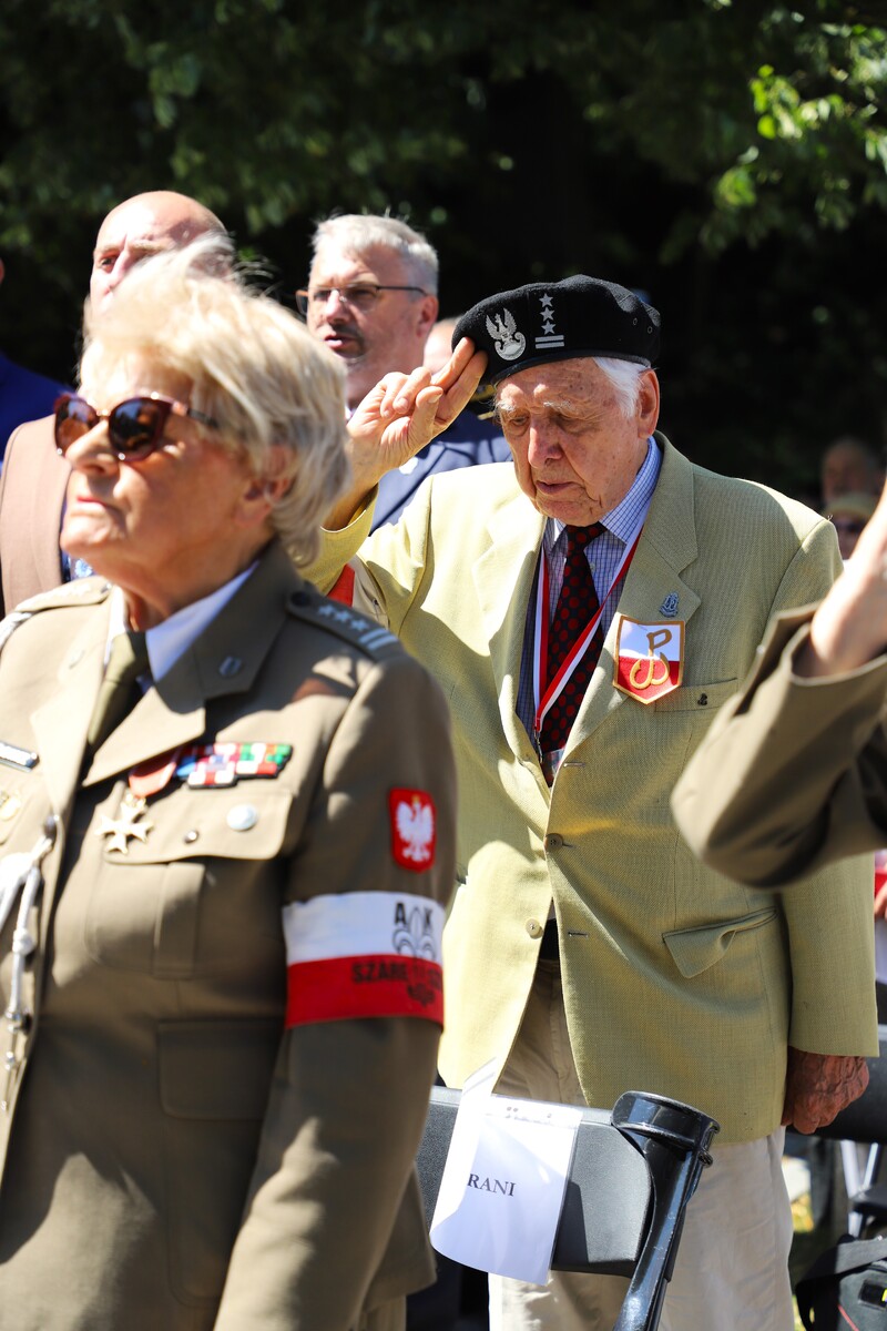 Uroczyste obchody 80. rocznicy operacji „Ostra Brama”. Ceremonia składania wieńców na Cmentarzu na Rossie – 7 lipca 2024, fot. Paula Prudziłowicz (IPN)