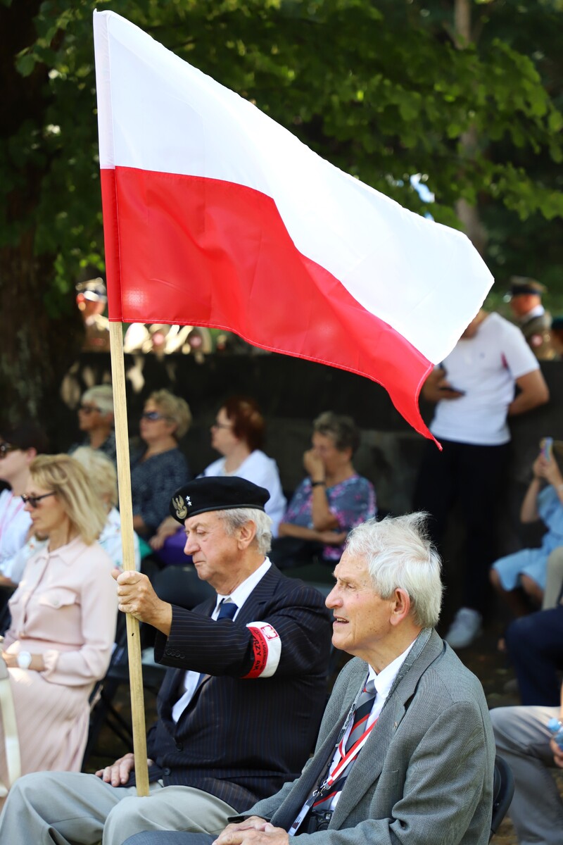 Uroczyste obchody 80. rocznicy operacji „Ostra Brama”. Ceremonia składania wieńców na Cmentarzu na Rossie – 7 lipca 2024, fot. Paula Prudziłowicz (IPN)