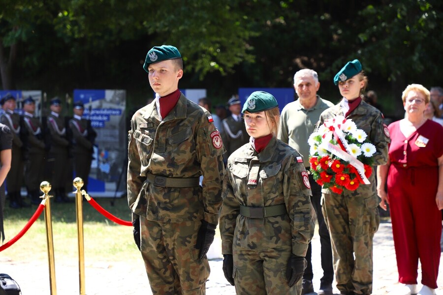 Uroczyste obchody 80. rocznicy operacji „Ostra Brama”. Ceremonia składania wieńców na Cmentarzu na Rossie – 7 lipca 2024, fot. Paula Prudziłowicz (IPN)