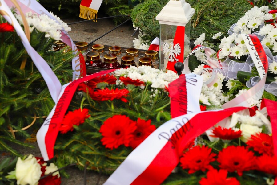 Uroczyste obchody 80. rocznicy operacji „Ostra Brama”. Ceremonia składania wieńców na Cmentarzu na Rossie – 7 lipca 2024, fot. Paula Prudziłowicz (IPN)