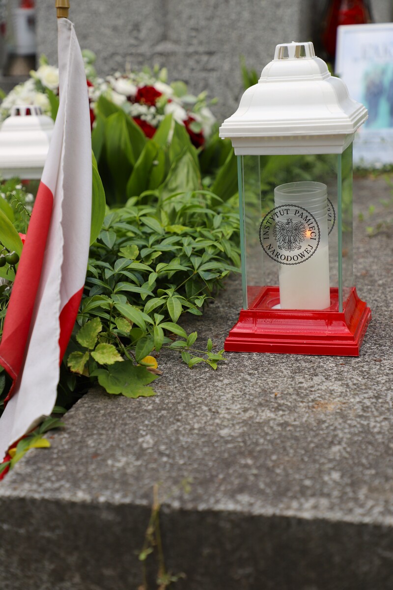 Uroczyste obchody 80. rocznicy operacji „Ostra Brama”. Ceremonia składania wieńców na Cmentarzu na Rossie – 7 lipca 2024, fot. Paula Prudziłowicz (IPN)