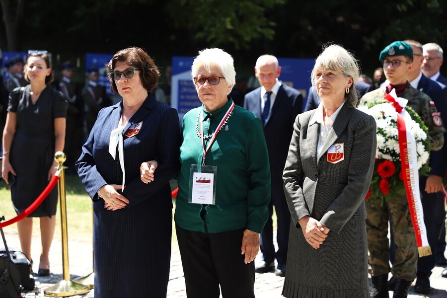 Uroczyste obchody 80. rocznicy operacji „Ostra Brama”. Ceremonia składania wieńców na Cmentarzu na Rossie – 7 lipca 2024, fot. Paula Prudziłowicz (IPN)