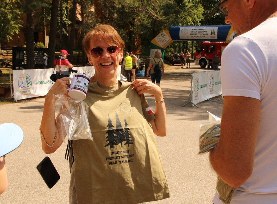 II Bieg Pamięci Ofiar Obławy Augustowskiej – 6 lipca 2024, fot. Teresa Mlejnek-Dylewska, Urszula Gierasimiuk