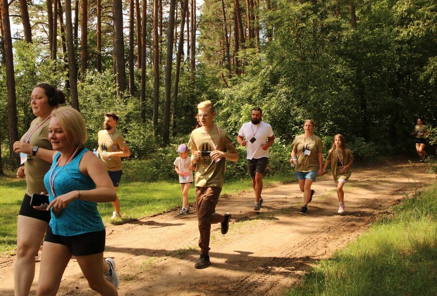 II Bieg Pamięci Ofiar Obławy Augustowskiej – 6 lipca 2024, fot. Teresa Mlejnek-Dylewska, Urszula Gierasimiuk