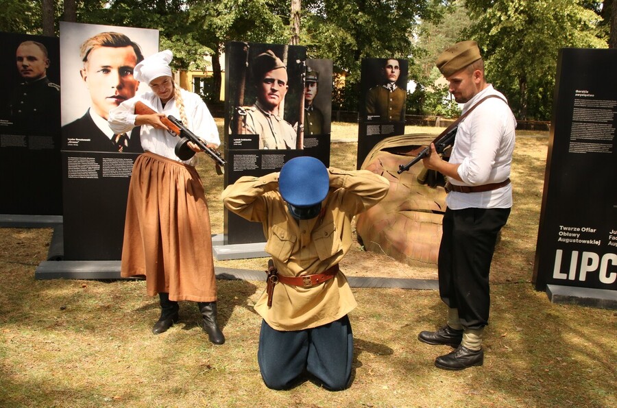 II Bieg Pamięci Ofiar Obławy Augustowskiej – 6 lipca 2024, fot. Teresa Mlejnek-Dylewska, Urszula Gierasimiuk