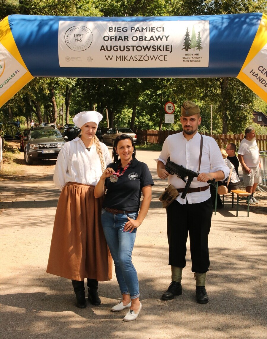 II Bieg Pamięci Ofiar Obławy Augustowskiej – 6 lipca 2024, fot. Teresa Mlejnek-Dylewska, Urszula Gierasimiuk