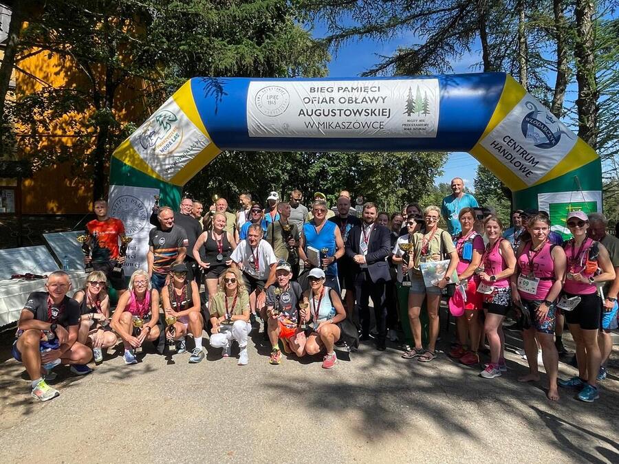 II Bieg Pamięci Ofiar Obławy Augustowskiej – 6 lipca 2024, fot. Teresa Mlejnek-Dylewska, Urszula Gierasimiuk