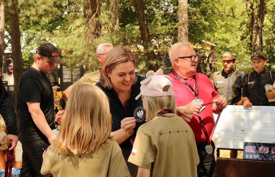II Bieg Pamięci Ofiar Obławy Augustowskiej – 6 lipca 2024, fot. Teresa Mlejnek-Dylewska, Urszula Gierasimiuk