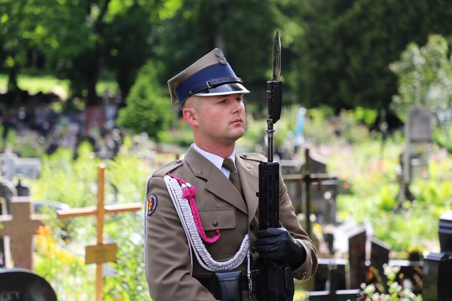 Uroczyste obchody 80. rocznicy operacji „Ostra Brama”. Uroczystości na cmentarzu w Kalwarii Wileńskiej oraz Kolonii Wileńskiej – 8 lipca 2024, fot. Paula Prudziłowicz (IPN)