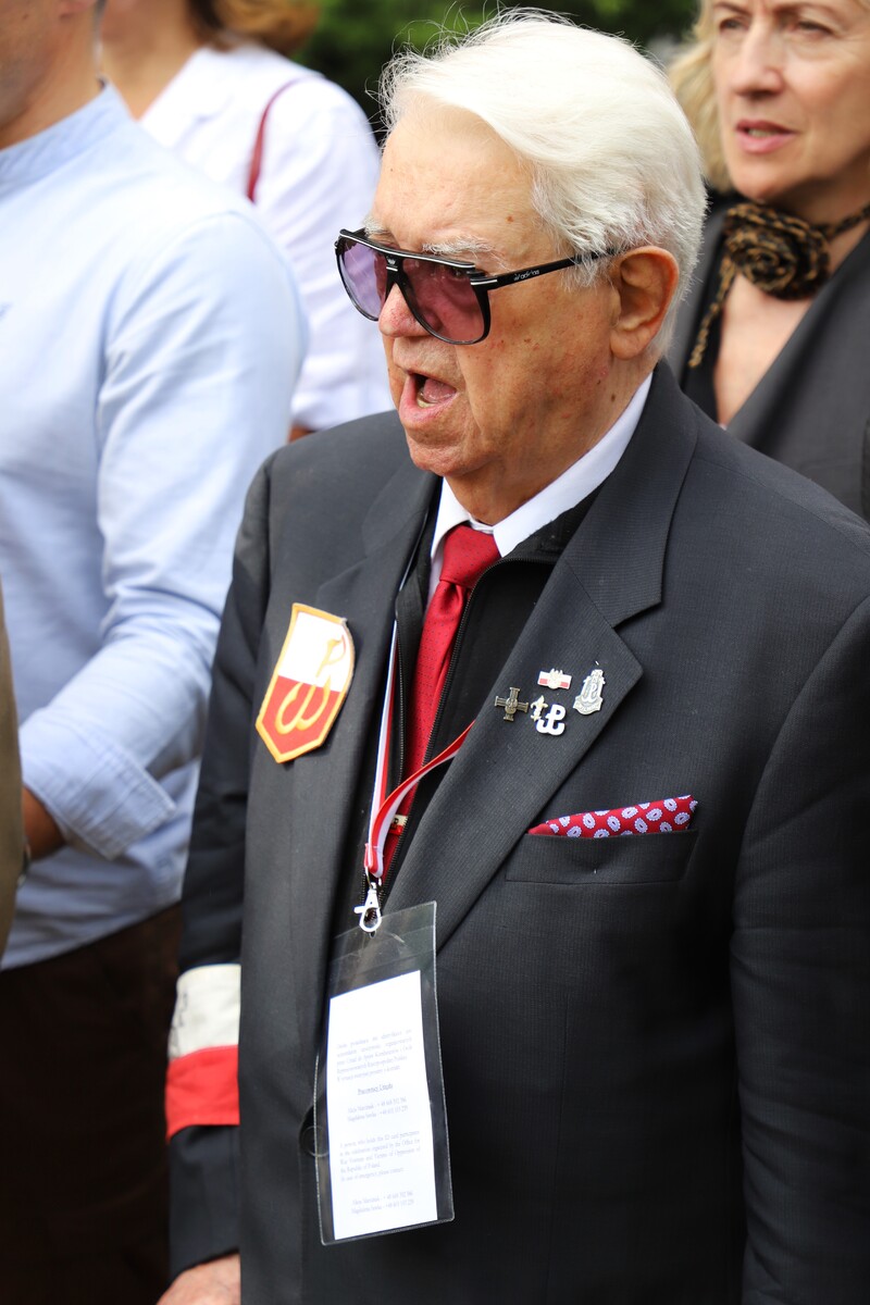 Uroczyste obchody 80. rocznicy operacji „Ostra Brama”. Uroczystości na cmentarzu w Kalwarii Wileńskiej oraz Kolonii Wileńskiej – 8 lipca 2024, fot. Paula Prudziłowicz (IPN)