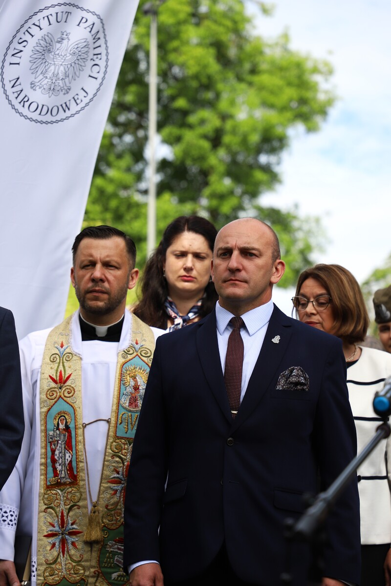 Uroczyste obchody 80. rocznicy operacji „Ostra Brama”. Uroczystości na cmentarzu w Kalwarii Wileńskiej oraz Kolonii Wileńskiej – 8 lipca 2024, fot. Paula Prudziłowicz (IPN)