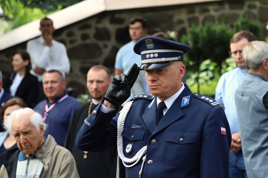 Uroczyste obchody 80. rocznicy operacji „Ostra Brama”. Uroczystości na cmentarzu w Kalwarii Wileńskiej oraz Kolonii Wileńskiej – 8 lipca 2024, fot. Paula Prudziłowicz (IPN)