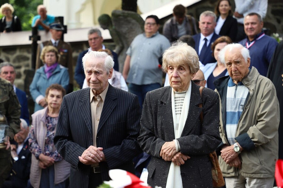 Uroczyste obchody 80. rocznicy operacji „Ostra Brama”. Uroczystości na cmentarzu w Kalwarii Wileńskiej oraz Kolonii Wileńskiej – 8 lipca 2024, fot. Paula Prudziłowicz (IPN)