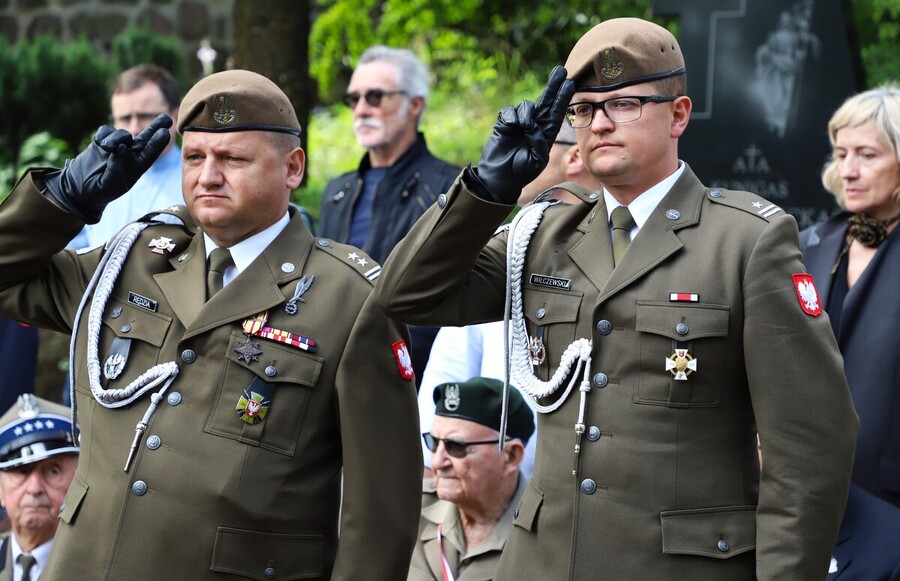 Uroczyste obchody 80. rocznicy operacji „Ostra Brama”. Uroczystości na cmentarzu w Kalwarii Wileńskiej oraz Kolonii Wileńskiej – 8 lipca 2024, fot. Paula Prudziłowicz (IPN)