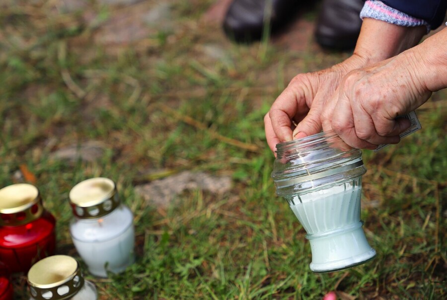 Uroczyste obchody 80. rocznicy operacji „Ostra Brama”. Uroczystości na cmentarzu w Kalwarii Wileńskiej oraz Kolonii Wileńskiej – 8 lipca 2024, fot. Paula Prudziłowicz (IPN)