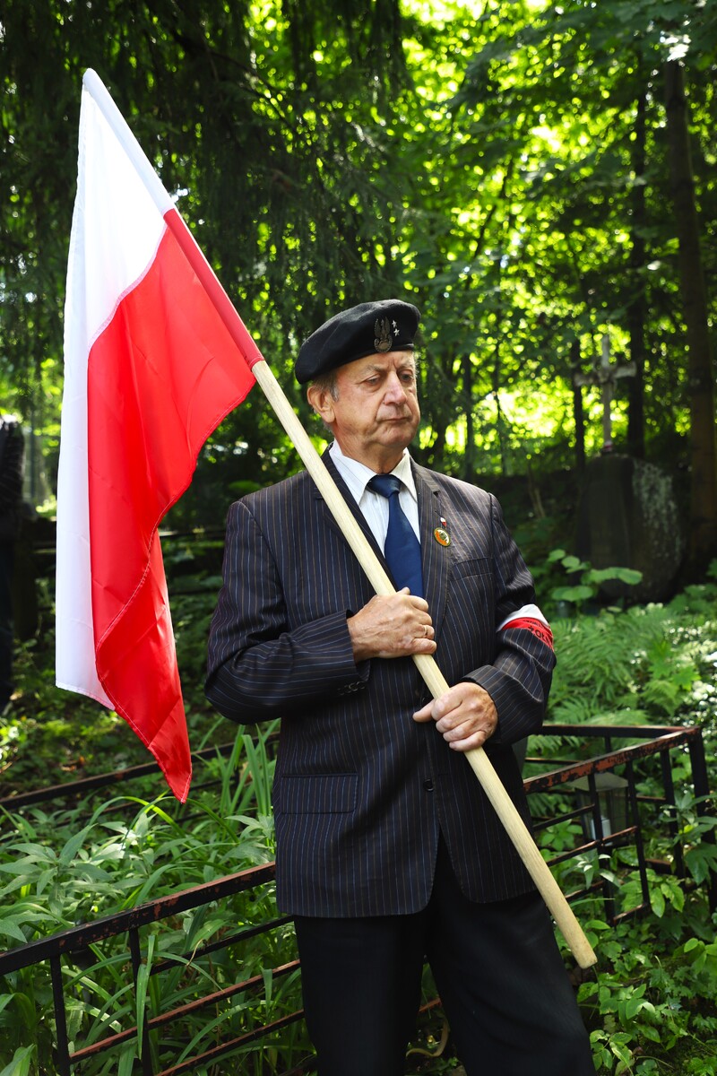 Uroczyste obchody 80. rocznicy operacji „Ostra Brama”. Uroczystości na cmentarzu w Kalwarii Wileńskiej oraz Kolonii Wileńskiej – 8 lipca 2024, fot. Paula Prudziłowicz (IPN)