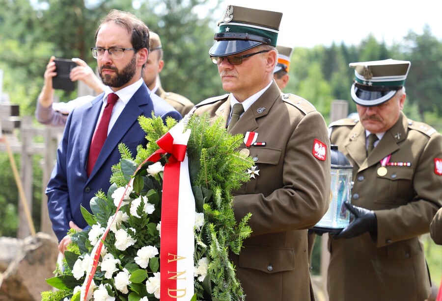 Uroczyste obchody 79. rocznicy Obławy Augustowskiej – 12 lipca 2024, fot. Paula Prudziłowicz (IPN)