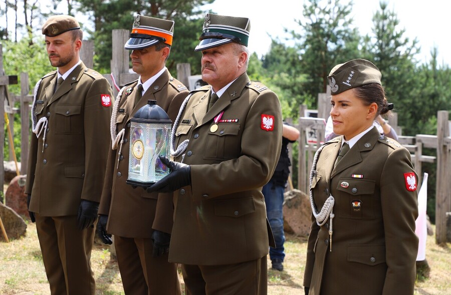 Uroczyste obchody 79. rocznicy Obławy Augustowskiej – 12 lipca 2024, fot. Paula Prudziłowicz (IPN)