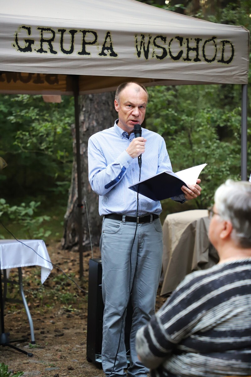 Uroczystość upamiętniająca 81.rocznicę masowych egzekucji w Lesie Bacieczkowskim – 15 lipca 2024, fot. Paula Prudziłowicz
