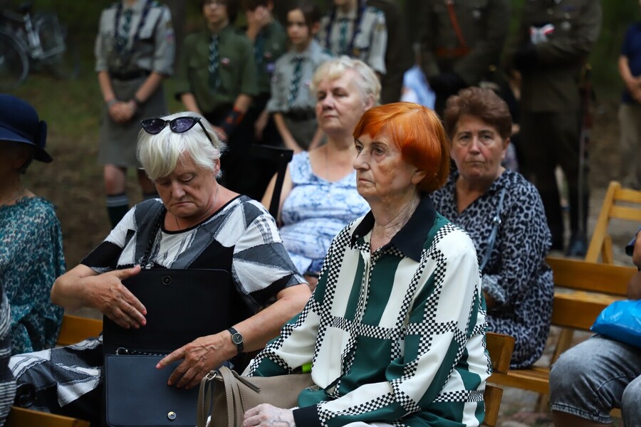 Uroczystość upamiętniająca 81.rocznicę masowych egzekucji w Lesie Bacieczkowskim – 15 lipca 2024, fot. Paula Prudziłowicz