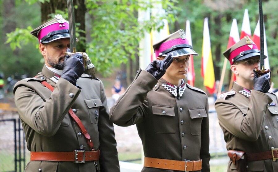 Uroczystość upamiętniająca 81.rocznicę masowych egzekucji w Lesie Bacieczkowskim – 15 lipca 2024, fot. Paula Prudziłowicz