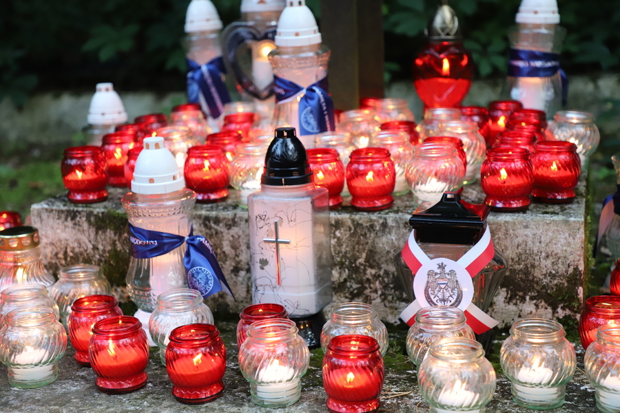 Uroczystość upamiętniająca 81.rocznicę masowych egzekucji w Lesie Bacieczkowskim – 15 lipca 2024, fot. Paula Prudziłowicz