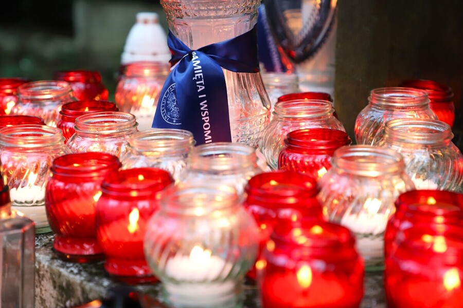 Uroczystość upamiętniająca 81.rocznicę masowych egzekucji w Lesie Bacieczkowskim – 15 lipca 2024, fot. Paula Prudziłowicz