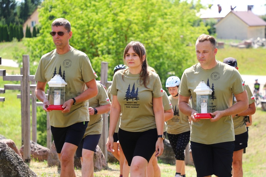 Uroczyste obchody 79. rocznicy Ofiar Obławy Augustowskiej z Lipca 1945 r. w Gibach – 19-21 lipca 2024, fot. Paula Prudziłowicz (IPN)