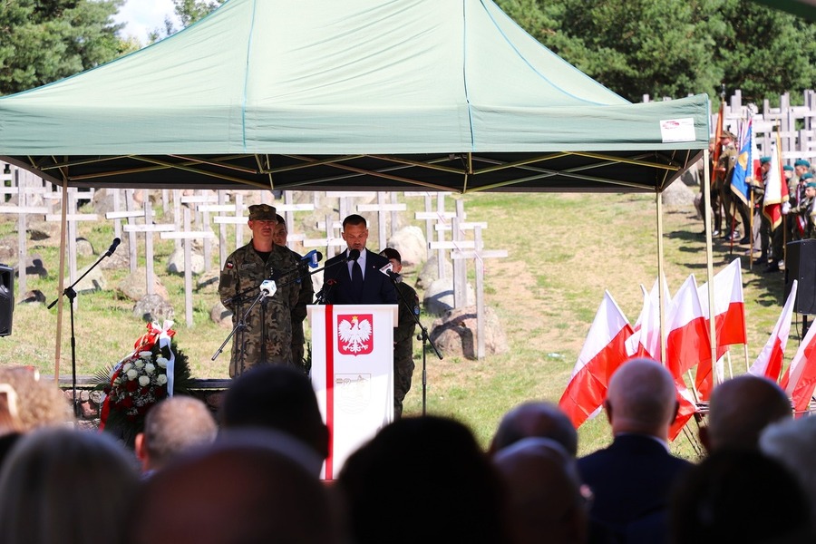 Uroczyste obchody 79. rocznicy Ofiar Obławy Augustowskiej z Lipca 1945 r. w Gibach – 19-21 lipca 2024, fot. Paula Prudziłowicz (IPN)