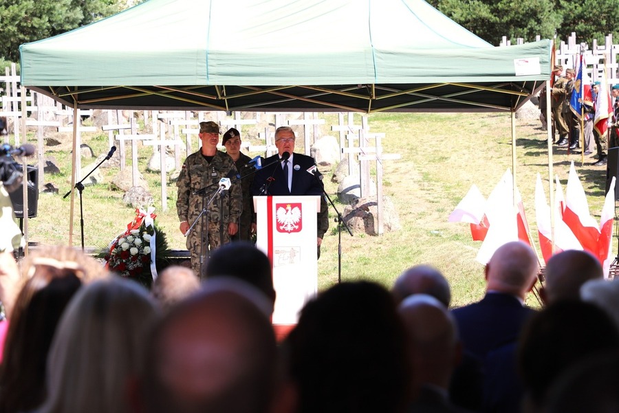 Uroczyste obchody 79. rocznicy Ofiar Obławy Augustowskiej z Lipca 1945 r. w Gibach – 19-21 lipca 2024, fot. Paula Prudziłowicz (IPN)