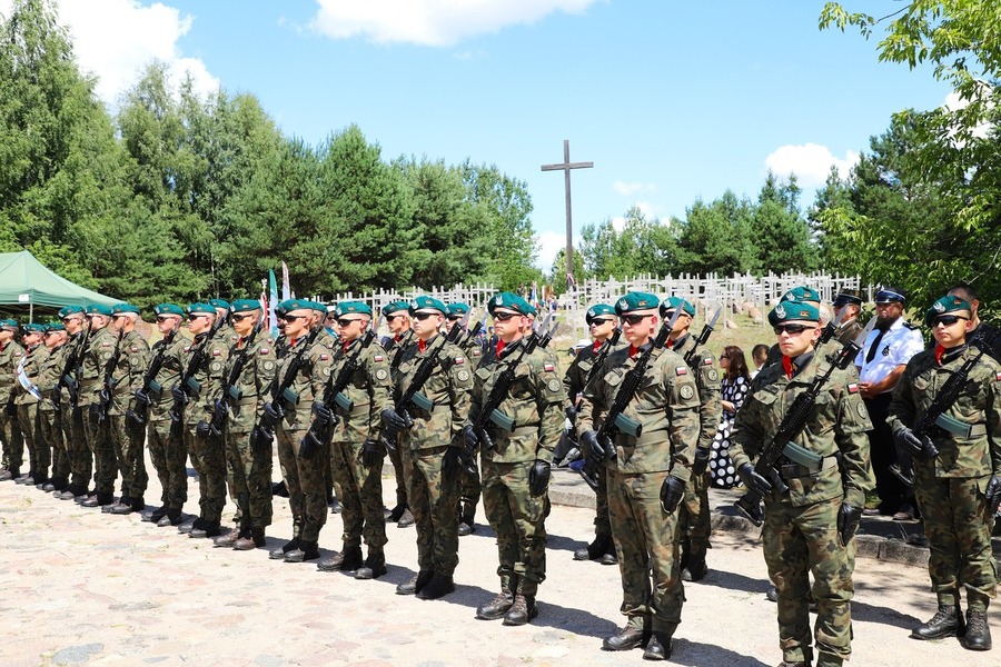 Uroczyste obchody 79. rocznicy Ofiar Obławy Augustowskiej z Lipca 1945 r. w Gibach – 19-21 lipca 2024, fot. Paula Prudziłowicz (IPN)