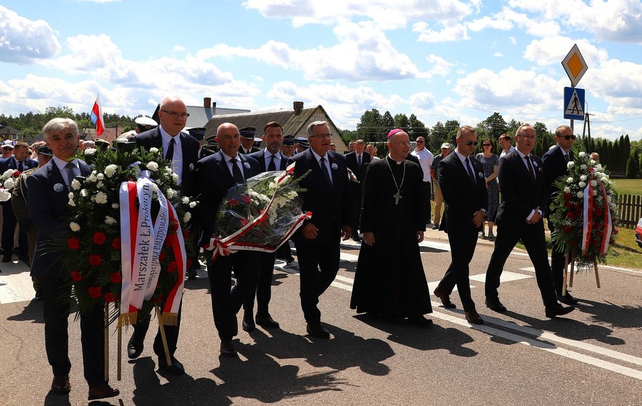 Uroczyste obchody 79. rocznicy Ofiar Obławy Augustowskiej z Lipca 1945 r. w Gibach – 19-21 lipca 2024, fot. Paula Prudziłowicz (IPN)