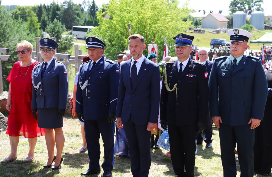 Uroczyste obchody 79. rocznicy Ofiar Obławy Augustowskiej z Lipca 1945 r. w Gibach – 19-21 lipca 2024, fot. Paula Prudziłowicz (IPN)