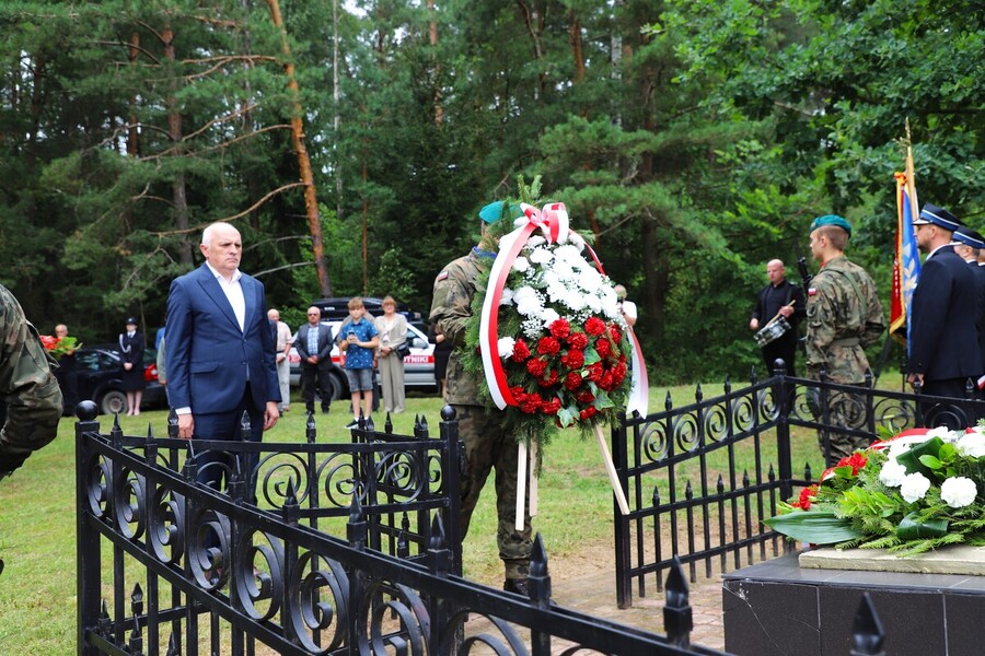 Obchody 80. rocznicy niemieckiej zbrodni w Tryczówce – 28 lipca 2024, fot. Katarzyna Dojs (IPN)