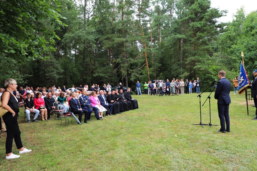 Obchody 80. rocznicy niemieckiej zbrodni w Tryczówce – 28 lipca 2024, fot. Katarzyna Dojs (IPN)