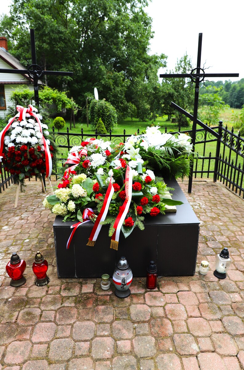 Obchody 80. rocznicy niemieckiej zbrodni w Tryczówce – 28 lipca 2024, fot. Katarzyna Dojs (IPN)