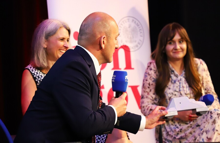 Przedpremierowa emisja reportażu „Kubuś”, który powstał w związku z 80. rocznicą wybuchu Powstania Warszawskiego, fot. Paula Prudziłowicz (IPN)