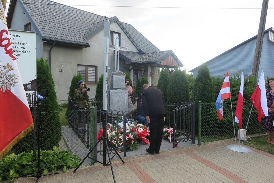 Pacyfikacji wsi Skłody Borowe gm. Nowe Piekuty – 11 sierpnia 2024, fot. Krzysztof Żukowski (IPN)