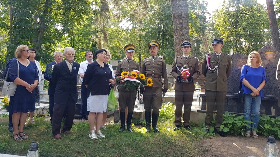 80. rocznica śmierci ppor. Juliana Wierzbickiego ps. „Roman” – 11 sierpnia 2024, fot. Monika Baczar (IPN)