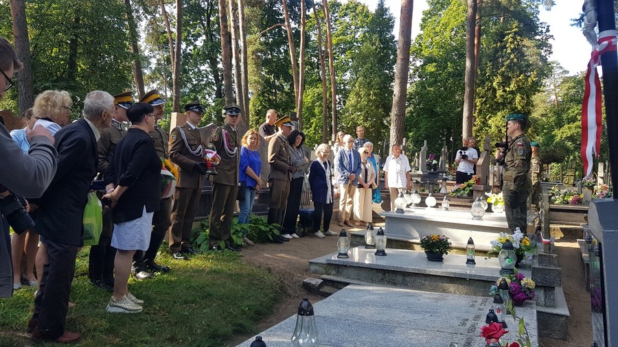 80. rocznica śmierci ppor. Juliana Wierzbickiego ps. „Roman” – 11 sierpnia 2024, fot. Monika Baczar (IPN)