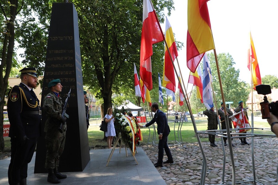 Wybuch powstania w białostockiej dzielnicy żydowskiej – 16 sierpnia 2024, fot. Marzena Jasińska (IPN)