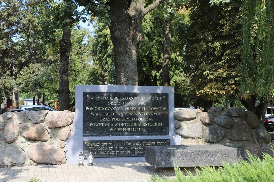Wybuch powstania w białostockiej dzielnicy żydowskiej – 16 sierpnia 2024, fot. Marzena Jasińska (IPN)