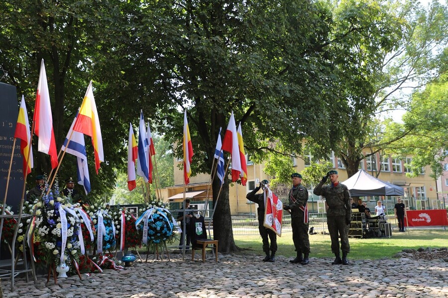 Wybuch powstania w białostockiej dzielnicy żydowskiej – 16 sierpnia 2024, fot. Marzena Jasińska (IPN)