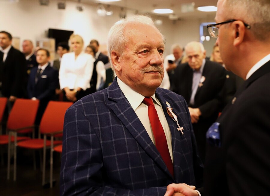 Uroczystość wręczenia działaczom opozycji antykomunistycznej Krzyży Wolności i Solidarności oraz Medali Reipublicae Memoriae Meritum – 12 września 2024, fot. Paula Prudziłowicz (IPN)