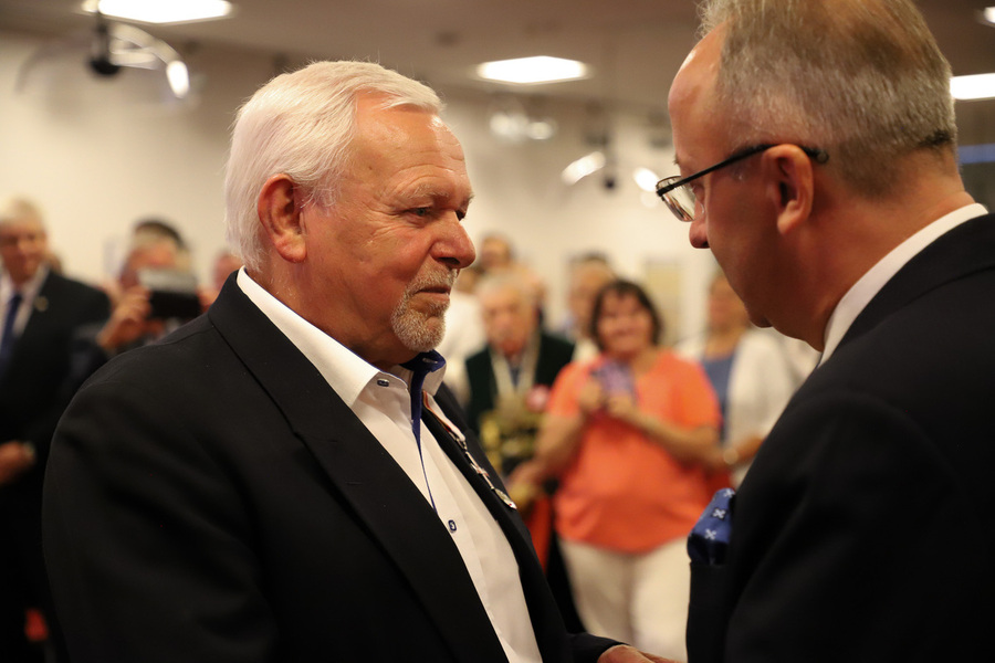 Uroczystość wręczenia działaczom opozycji antykomunistycznej Krzyży Wolności i Solidarności oraz Medali Reipublicae Memoriae Meritum – 12 września 2024, fot. Paula Prudziłowicz (IPN)