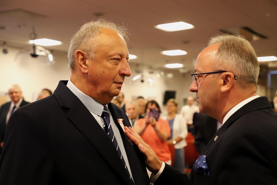 Uroczystość wręczenia działaczom opozycji antykomunistycznej Krzyży Wolności i Solidarności oraz Medali Reipublicae Memoriae Meritum – 12 września 2024, fot. Paula Prudziłowicz (IPN)