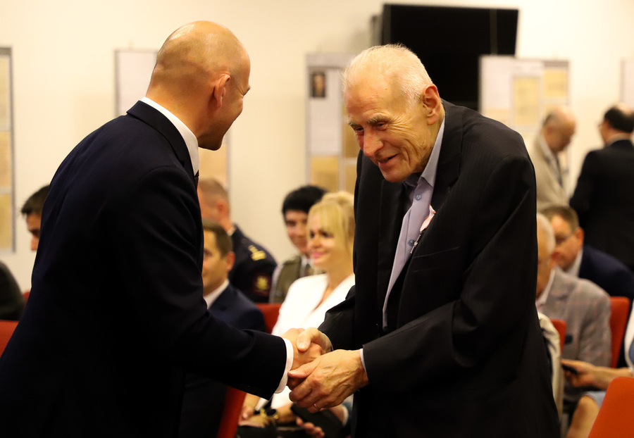 Uroczystość wręczenia działaczom opozycji antykomunistycznej Krzyży Wolności i Solidarności oraz Medali Reipublicae Memoriae Meritum – 12 września 2024, fot. Paula Prudziłowicz (IPN)